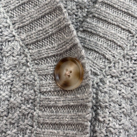 Falls Creek Gray Knit Heavyweight Cardigan Sweater Size L/XL Womens NWT - Picture 5 of 12